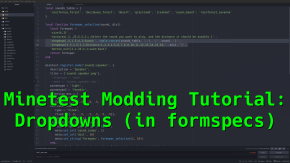 Dropdowns (in formspecs)